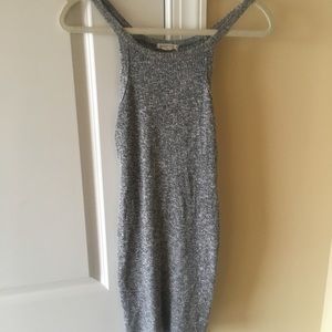 Super cute Grey knit mini dress